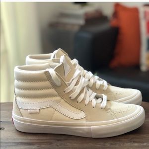 White and off white vans!